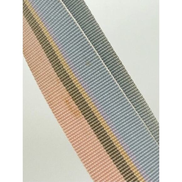 Gucci Monogram Web Medium Half Moon pastel Accents Canvas W/Leather trim. - Picture 10 of 16